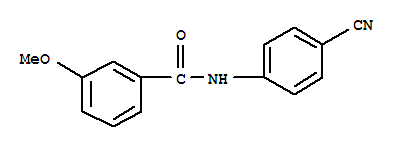 Benzamide,n-(4-cyanophenyl)-3-methoxy-(9ci)Structure,364742-59-6Structure Benzamide,n-(4-cyanophenyl)-3-methoxy-(9ci) Structure,364742-59-6Structure