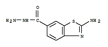 6-Benzothiazolecarboxylicacid,2-amino-,hydrazide(9ci)Structure,364743-45-3Structure 6-Benzothiazolecarboxylicacid,2-amino-,hydrazide(9ci) Structure,364743-45-3Structure