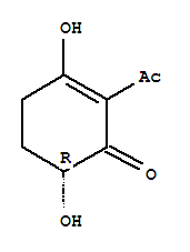 2-Cyclohexen-1-one,2-acetyl-3,6-dihydroxy-,(6r)-(9ci)Structure,366024-11-5Structure 2-Cyclohexen-1-one,2-acetyl-3,6-dihydroxy-,(6r)-(9ci) Structure,366024-11-5Structure