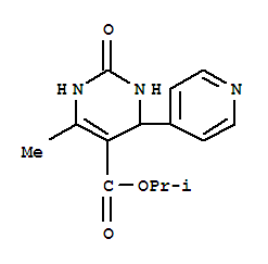 5-Pyrimidinecarboxylicacid,1,2,3,4-tetrahydro-6-methyl-2-oxo-4-(4-pyridinyl)-,1-methylethylester(9ci)Structure,367908-23-4Structure 5-Pyrimidinecarboxylicacid,1,2,3,4-tetrahydro-6-methyl-2-oxo-4-(4-pyridinyl)-,1-methylethylester(9ci) Structure,367908-23-4Structure