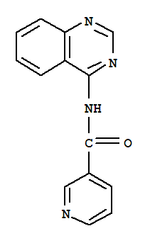 3-Pyridinecarboxamide,n-4-quinazolinyl-(9ci)Structure,370583-08-7Structure 3-Pyridinecarboxamide,n-4-quinazolinyl-(9ci) Structure,370583-08-7Structure