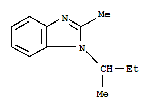 (9ci)-2-甲基-1-(1-甲基丙基)-1H-苯并咪唑結構式_370851-43-7結構式