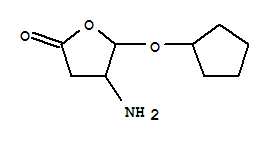 (9ci)-4-氨基-5-(環(huán)戊基氧基)二氫-2(3H)-呋喃酮結(jié)構(gòu)式_370875-31-3結(jié)構(gòu)式