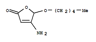 (9ci)-4-氨基-5-(戊基氧基)-2(5H)-呋喃酮結(jié)構(gòu)式_370876-78-1結(jié)構(gòu)式