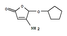 (9ci)-4-氨基-5-(環(huán)戊基氧基)-2(5H)-呋喃酮結(jié)構(gòu)式_370876-82-7結(jié)構(gòu)式