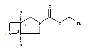 (S,s)-3-cbz-3,6-二氮雜雙環(huán)環(huán)[3.2.0]庚烷結構式_370881-43-9結構式
