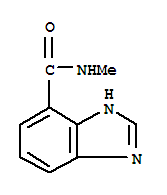 (9ci)-n-甲基-1H-苯并咪唑-4-羧酰胺結(jié)構(gòu)式_374775-33-4結(jié)構(gòu)式