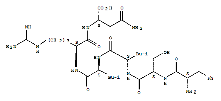 L-phenylalanyl-l-seryl-l-leucyl-l-leucyl-l-arginyl-l-asparagineStructure,374898-11-0Structure L-phenylalanyl-l-seryl-l-leucyl-l-leucyl-l-arginyl-l-asparagine Structure,374898-11-0Structure