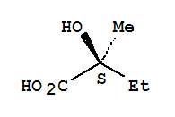(S)-2-羥基-2-甲基丁酸結構式_37505-07-0結構式