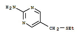 (9ci)-5-[(乙基硫代)甲基]-2-嘧啶胺結(jié)構(gòu)式_37795-59-8結(jié)構(gòu)式