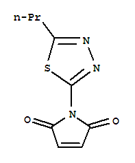 1H-pyrrole-2,5-dione,1-(5-propyl-1,3,4-thiadiazol-2-yl)-(9ci)Structure,378200-04-5Structure 1H-pyrrole-2,5-dione,1-(5-propyl-1,3,4-thiadiazol-2-yl)-(9ci) Structure,378200-04-5Structure