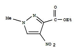 1H-pyrazole-3-carboxylicacid,1-methyl-4-nitro-,ethylester(9ci)Structure,378203-86-2Structure 1H-pyrazole-3-carboxylicacid,1-methyl-4-nitro-,ethylester(9ci) Structure,378203-86-2Structure