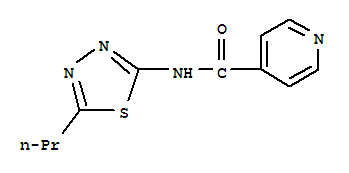 4-Pyridinecarboxamide,n-(5-propyl-1,3,4-thiadiazol-2-yl)-(9ci)Structure,378207-05-7Structure 4-Pyridinecarboxamide,n-(5-propyl-1,3,4-thiadiazol-2-yl)-(9ci) Structure,378207-05-7Structure