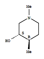 3-Piperidinol ,1,4-dimethyl-,trans-Structure,37835-47-5Structure 3-Piperidinol ,1,4-dimethyl-,trans- Structure,37835-47-5Structure