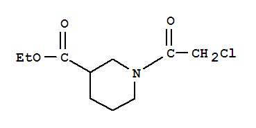 3-Piperidinecarboxylic acid,1-(chloroacetyl)-,ethyl ester (9ci)Structure,379254-55-4Structure 3-Piperidinecarboxylic acid,1-(chloroacetyl)-,ethyl ester (9ci) Structure,379254-55-4Structure