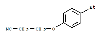 Propanenitrile,3-(4-ethylphenoxy)-(9ci)Structure,379730-09-3Structure Propanenitrile,3-(4-ethylphenoxy)-(9ci) Structure,379730-09-3Structure