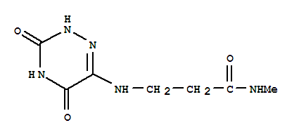 (9CI)-N-甲基-3-[(2,3,4,5-四氫-3,5-二氧代-1,2,4-噻嗪-6-基)氨基]-丙酰胺結(jié)構(gòu)式_380656-30-4結(jié)構(gòu)式