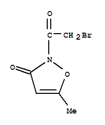 3(2H)-isoxazolone, 2-(bromoacetyl)-5-methyl-(9ci)Structure,38100-61-7Structure 3(2H)-isoxazolone, 2-(bromoacetyl)-5-methyl-(9ci) Structure,38100-61-7Structure