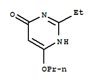 4(1H)-pyrimidinone, 2-ethyl-6-propoxy-(9ci)Structure,38249-37-5Structure 4(1H)-pyrimidinone, 2-ethyl-6-propoxy-(9ci) Structure,38249-37-5Structure