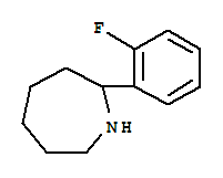 2-(2-氟苯基)-氮雜烷結(jié)構(gòu)式_383130-04-9結(jié)構(gòu)式