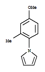 1H-pyrrole,1-(4-methoxy-2-methylphenyl)-(9ci)Structure,383137-82-4Structure 1H-pyrrole,1-(4-methoxy-2-methylphenyl)-(9ci) Structure,383137-82-4Structure