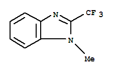 (9ci)-1-甲基-2-(三氟甲基)-1H-苯并咪唑結(jié)構(gòu)式_384-46-3結(jié)構(gòu)式