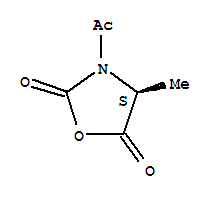 (4S)-(9Ci)-3-乙酰基-4-甲基-2,5-噁唑啉二酮結(jié)構(gòu)式_386767-18-6結(jié)構(gòu)式