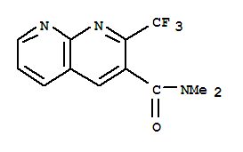 1,8-Naphthyridine-3-carboxamide,n,n-dimethyl-2-(trifluoromethyl)-(9ci)Structure,388565-52-4Structure 1,8-Naphthyridine-3-carboxamide,n,n-dimethyl-2-(trifluoromethyl)-(9ci) Structure,388565-52-4Structure