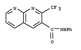 1,8-Naphthyridine-3-carboxamide,n-phenyl-2-(trifluoromethyl)-(9ci)Structure,388565-54-6Structure 1,8-Naphthyridine-3-carboxamide,n-phenyl-2-(trifluoromethyl)-(9ci) Structure,388565-54-6Structure