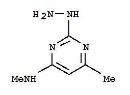 2(1H)-pyrimidinone,4-methyl-6-(methylamino)-,hydrazone(9ci)Structure,388622-91-1Structure 2(1H)-pyrimidinone,4-methyl-6-(methylamino)-,hydrazone(9ci) Structure,388622-91-1Structure