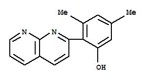 Phenol ,3,5-dimethyl-2-(1,8-naphthyridin-2-yl)-(9ci)Structure,389117-47-9Structure Phenol ,3,5-dimethyl-2-(1,8-naphthyridin-2-yl)-(9ci) Structure,389117-47-9Structure