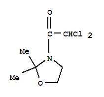 (9ci)-3-(二氯乙?；?-2,2-二甲基-噁唑啉結(jié)構(gòu)式_39089-45-7結(jié)構(gòu)式