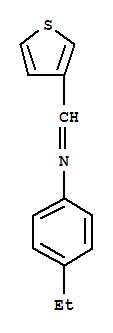 Benzenamine,4-ethyl-n-(3-thienylmethylene)-(9ci)Structure,391609-58-8Structure Benzenamine,4-ethyl-n-(3-thienylmethylene)-(9ci) Structure,391609-58-8Structure