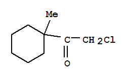 (9ci)-2-氯-1-(1-甲基環(huán)己基)-乙酮結(jié)構(gòu)式_39199-11-6結(jié)構(gòu)式