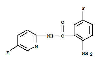 Benzamide,2-amino-5-fluoro-n-(5-fluoro-2-pyridinyl)-(9ci)Structure,395684-45-4Structure Benzamide,2-amino-5-fluoro-n-(5-fluoro-2-pyridinyl)-(9ci) Structure,395684-45-4Structure