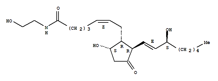 (5Z,8xi,13e)-9,15-dihydroxy-n-(2-hydroxyethyl)-11-oxoprosta-5,13-dien-1-amideStructure,398138-28-8Structure (5Z,8xi,13e)-9,15-dihydroxy-n-(2-hydroxyethyl)-11-oxoprosta-5,13-dien-1-amide Structure,398138-28-8Structure