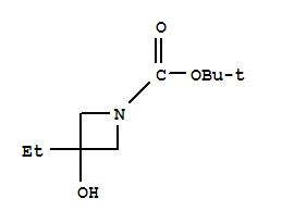 (9Ci)-3-乙基-3-羥基-1-氮雜丁烷羧酸 1,1-二甲基乙基酯結(jié)構(gòu)式_398489-28-6結(jié)構(gòu)式