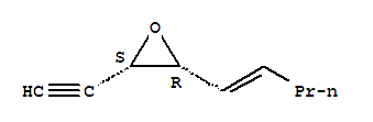 (2R,3S)-2-乙炔基-3-[(1E)-1-戊烯-1-基]環(huán)氧乙烷結(jié)構(gòu)式_399512-78-8結(jié)構(gòu)式