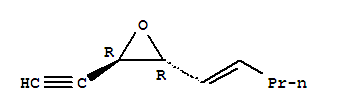 (2R,3R)-2-乙炔基-3-[(1E)-1-戊烯-1-基]環(huán)氧乙烷結(jié)構(gòu)式_399513-07-6結(jié)構(gòu)式