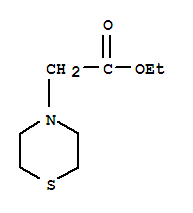 4-Thiomorpholine acetic acid, ethyl esterStructure,39981-80-1Structure 4-Thiomorpholine acetic acid, ethyl ester Structure,39981-80-1Structure