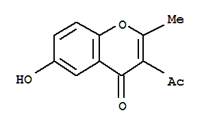 4H-1-benzopyran-4-one, 3-acetyl-6-hydroxy-2-methyl-(9ci)Structure,401515-47-7Structure 4H-1-benzopyran-4-one, 3-acetyl-6-hydroxy-2-methyl-(9ci) Structure,401515-47-7Structure