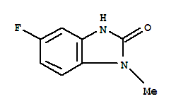 (9ci)-5-氟-1,3-二氫-1-甲基-2H-苯并咪唑-2-酮結構式_401567-11-1結構式