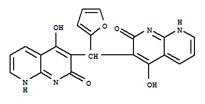 1,8-Naphthyridin-2(1h)-one,3,3-(2-furanylmethylene)bis[4-hydroxy-(9ci)Structure,401938-16-7Structure 1,8-Naphthyridin-2(1h)-one,3,3-(2-furanylmethylene)bis[4-hydroxy-(9ci) Structure,401938-16-7Structure