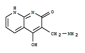 1,8-Naphthyridin-2(1h)-one,3-(aminomethyl)-4-hydroxy-(9ci)Structure,401938-58-7Structure 1,8-Naphthyridin-2(1h)-one,3-(aminomethyl)-4-hydroxy-(9ci) Structure,401938-58-7Structure