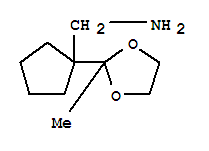 (9ci)-1-(2-甲基-1,3-二氧雜烷-2-基)-環(huán)戊烷甲胺結(jié)構(gòu)式_403615-69-0結(jié)構(gòu)式