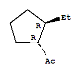 (9ci)-1-[(1r,2r)-2-乙基環(huán)戊基]-乙酮結(jié)構(gòu)式_403641-40-7結(jié)構(gòu)式