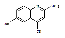 4-Quinolinecarbonitrile, 6-methyl-2-(trifluoromethyl)-Structure,403665-34-9Structure 4-Quinolinecarbonitrile, 6-methyl-2-(trifluoromethyl)- Structure,403665-34-9Structure