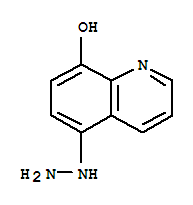 8-Quinolinol,5-hydrazino-(9ci)Structure,404377-55-5Structure 8-Quinolinol,5-hydrazino-(9ci) Structure,404377-55-5Structure