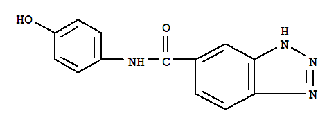 (9ci)-n-(4-羥基苯基)-1H-苯并噻唑-5-羧酰胺結構式_404575-03-7結構式