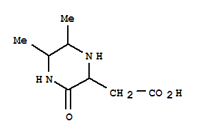 2-Piperazineaceticacid,5,6-dimethyl-3-oxo-(9ci)Structure,405214-39-3Structure 2-Piperazineaceticacid,5,6-dimethyl-3-oxo-(9ci) Structure,405214-39-3Structure